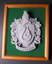 Harry Potter escudo familia Slytherin enmarcado impreso en 3D