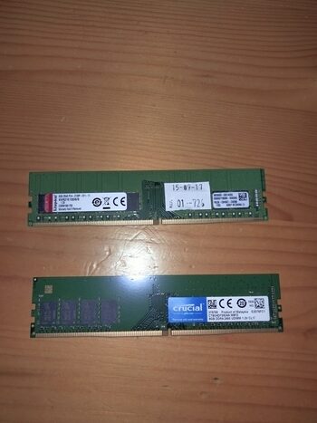 2 módulos de RAM de 8GB cada uno