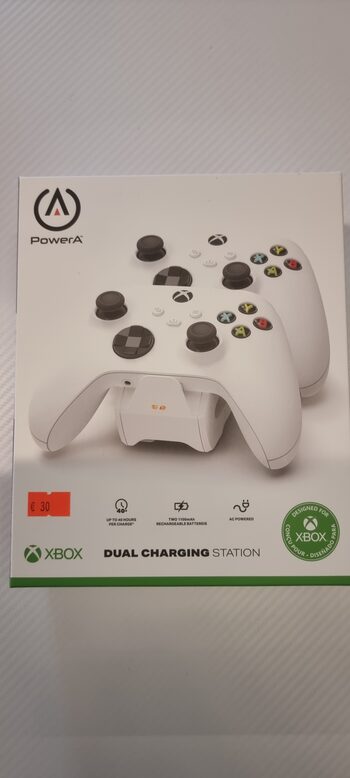 PowerA įkrovimo stotelė skirta XBOX Series X|S/One pulteliams (Baltas)