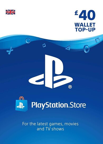 E-shop PlayStation Network Card 40 GBP (UK) PSN Key UNITED KINGDOM