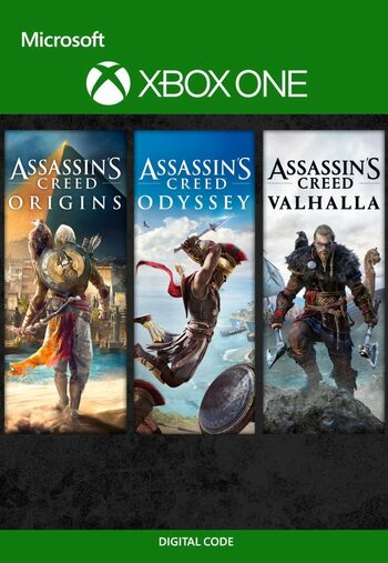 Assassin's Creed Bundle: Valhalla, Odyssey, Origins (Xbox One) Xbox Live Key ARGENTINA