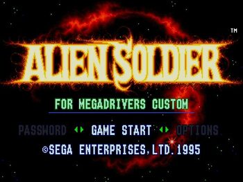 Alien Soldier SEGA Mega Drive