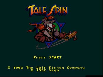 Disney's TaleSpin SEGA Mega Drive