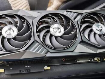 MSI GeForce RTX 3080 GAMING TRIO 10G 10 GB 1440 Mhz PCIe x16 GPU