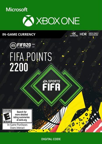 FIFA 20 - 2200 FUT Points (XBOX ONE) Xbox Live Klucz GLOBAL