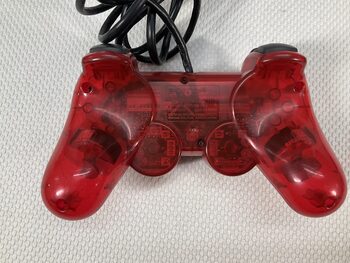 Mando Dualshock 2 Rojo Transparente Skull Ps2 Playstation 2