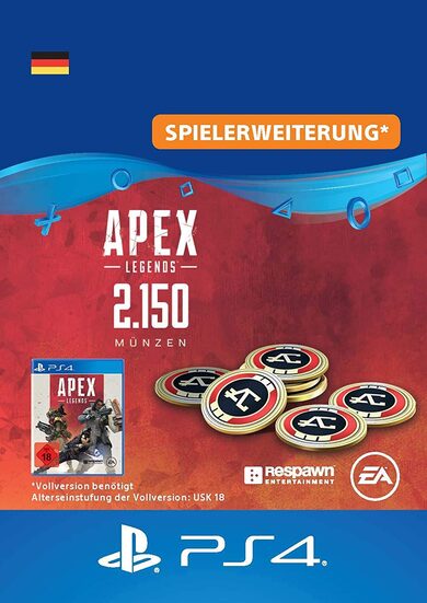 E-shop Apex Legends 2150 Apex Coins (PS4) PSN Key GERMANY