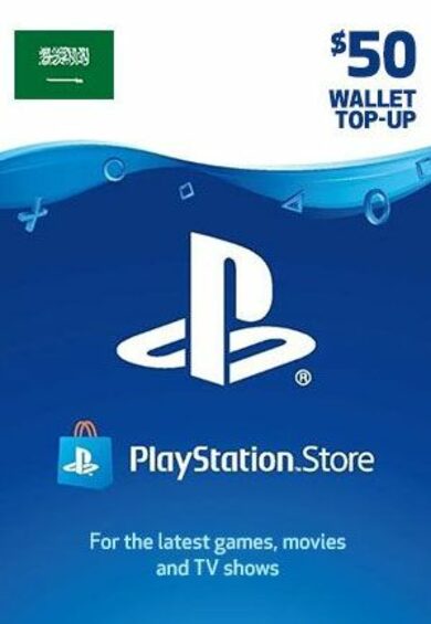 E-shop PlayStation Network Card 50 USD (KSA) PSN Key SAUDI ARABIA