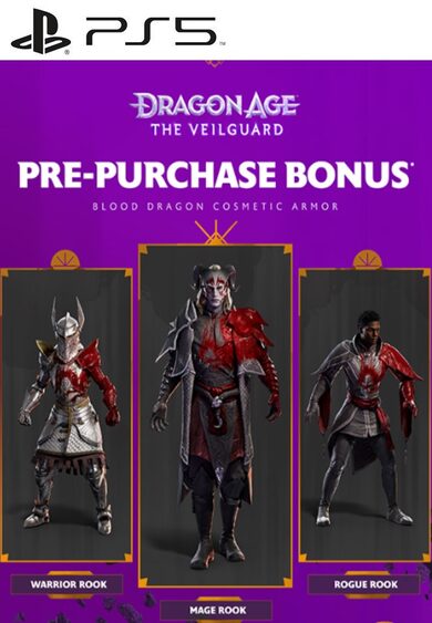 Dragon Age™: The Veilguard (DLC) (PS5) PSN Pre-Order Bonus (PSN Series X|S) Código de PSN LIVE GLOBAL