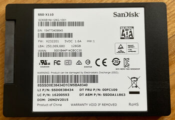 SanDisk SD6SB1M-128G 128GB SATA Solid State Drive