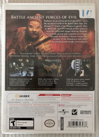 The Mummy: Tomb of the Dragon Emperor Wii