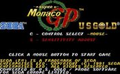 Super Monaco GP SEGA Mega Drive