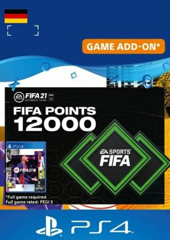 FIFA 21 - Clave 12000 FUT Points PS4 PSN GERMANY
