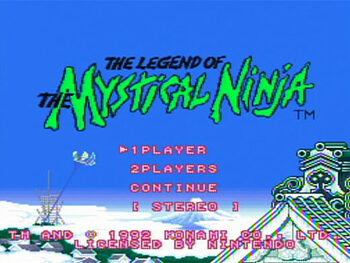 The Legend of The Mystical Ninja SNES