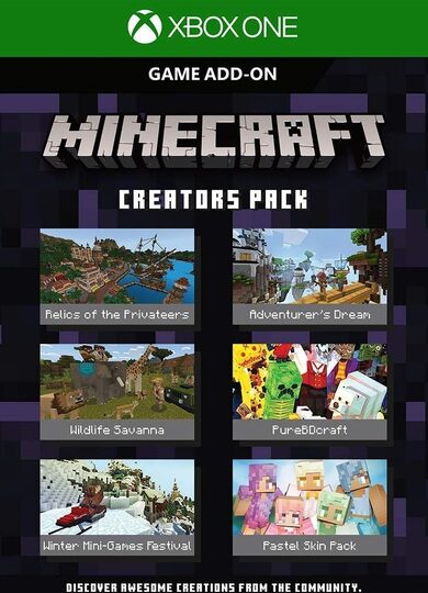 E-shop Minecraft: Creators Pack (DLC) (Xbox One) Xbox One Key GLOBAL