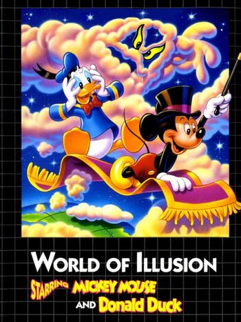 World of Illusion Starring Mickey Mouse and Donald Duck SEGA Mega Drive