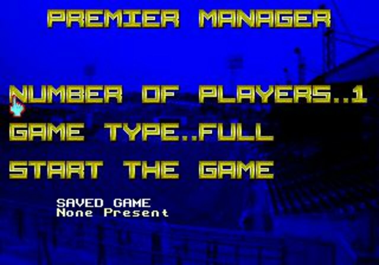 Premier Manager (Old) Game Boy Advance