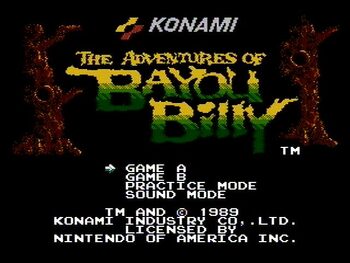 The Adventures of Bayou Billy (1988) NES