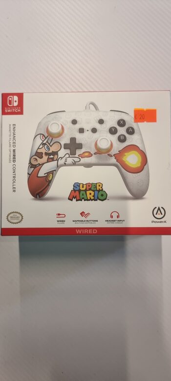 PowerA Fireball Mario laidinis valdiklis skirtas Nintendo Switch