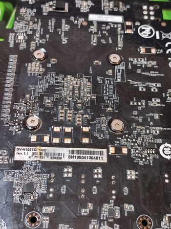 Tarjeta grafica Gigabyte Nvidia GTX 1050 Ti 4 Gb Ddr 5