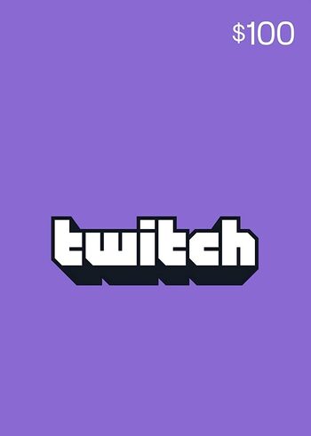 Twitch Gift Card 100 USD Clé UNITED STATES