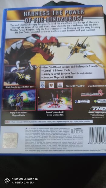 Power Rangers Dino Thunder PlayStation 2