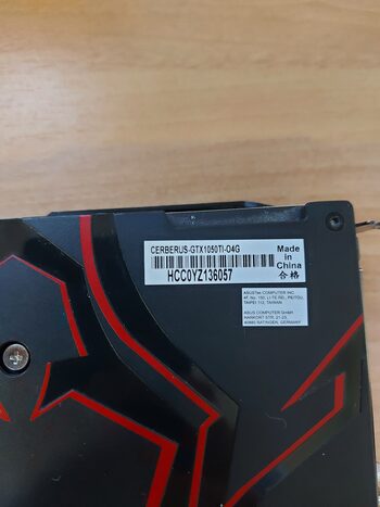 Asus GeForce GTX 1050 Ti 4 GB 1341-1480 Mhz PCIe x16 GPU