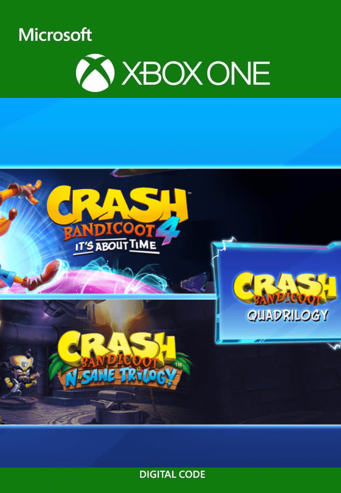 Buy Crash Bandicoot Quadrilogy Bundle Xbox key! Cheap price ENEBA