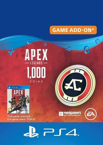 Apex Legends 1000 Apex Coins (PS4) PSN Key ITALY