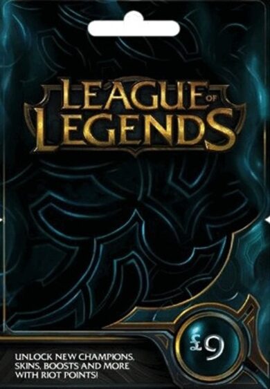 E-shop League of Legends Gift Card £9 - Riot Key - EU WEST Server Only