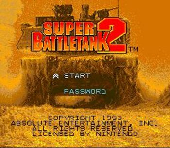 Super Battletank 2 SNES