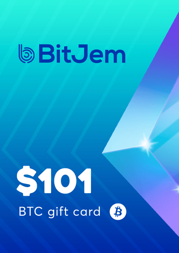 BitJem Bitcoin Gift Card 101 USD Key GLOBAL