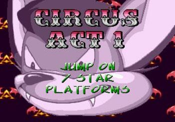 Redeem Aero the Acro-Bat SNES