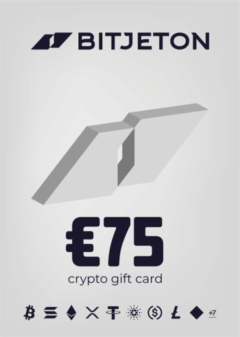 BitJeton Crypto Gift Card 75 EUR Key GLOBAL