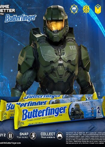 Halo Infinite - 4 x Butterfinger Player Emblems (DLC) Official Website Key GLOBAL