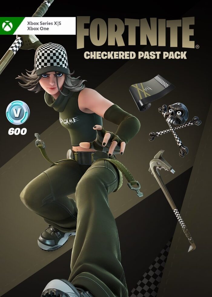 Buy Fortnite - Checkered Past Pack + 600 V-Bucks key