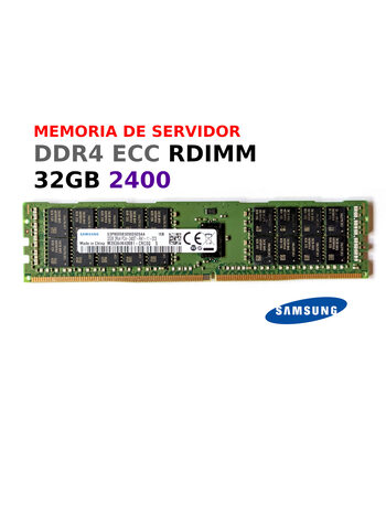 32GB DDR4 2400 ECC Samsung servidores