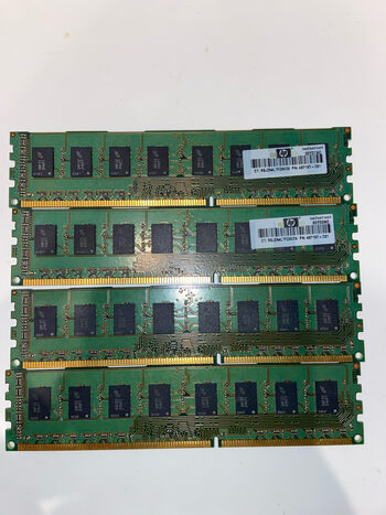 DDR3 8GB ram 2x2 hp pc3-10600U + 2x2 Crucial pc3-10600U 