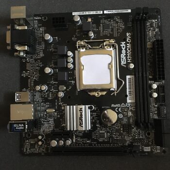 ASRock H310CM-DVS Intel H310 Micro ATX DDR4 LGA1151 1 x PCI-E x16 Slots Motherboard