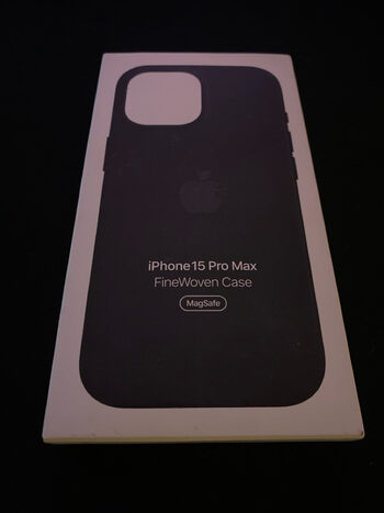 iPhone 15 Pro Max FineWoven Case su MagSafe! (Black)