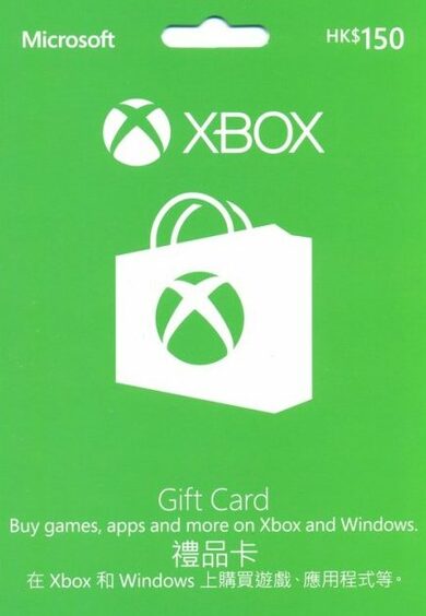 E-shop Xbox Live Gift Card 150 HKD Xbox Live Key HONG KONG
