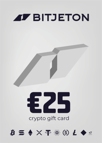 BitJeton Crypto Gift Card 25 EUR Key GLOBAL