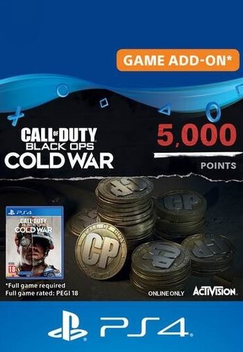 4,000 Call of Duty: Black Ops Cold War Points + 1,000 Bonus PS4/PS5 (PSN) Key UNITED STATES