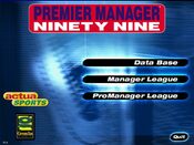 Premier Manager: Ninety Nine PlayStation