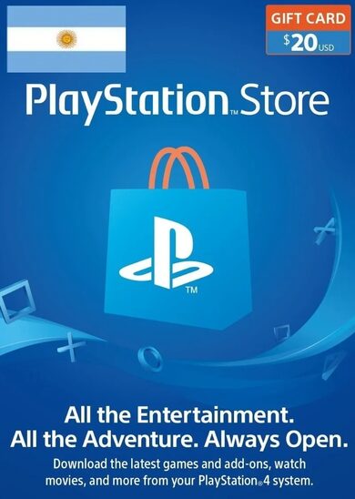 E-shop PlayStation Network Card 20 USD (AR) PSN Key ARGENTINA