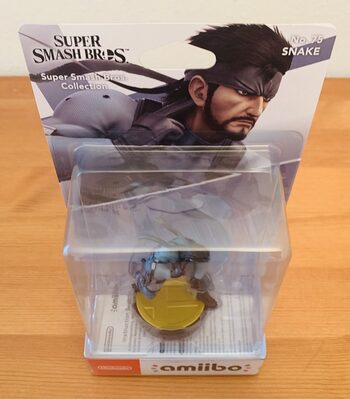 Get Figura Amiibo Colección Smash Bros Snake No.75. PRECINTADO