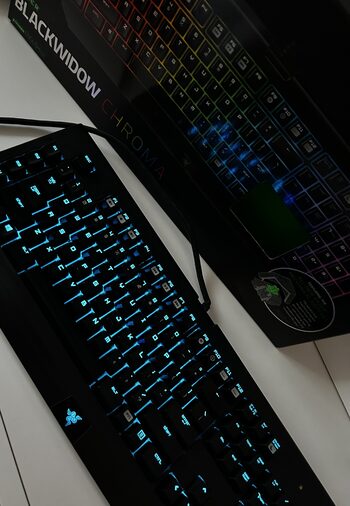 Razer Blackwidow Chroma Mechaninė RGB USB Klaviatūra