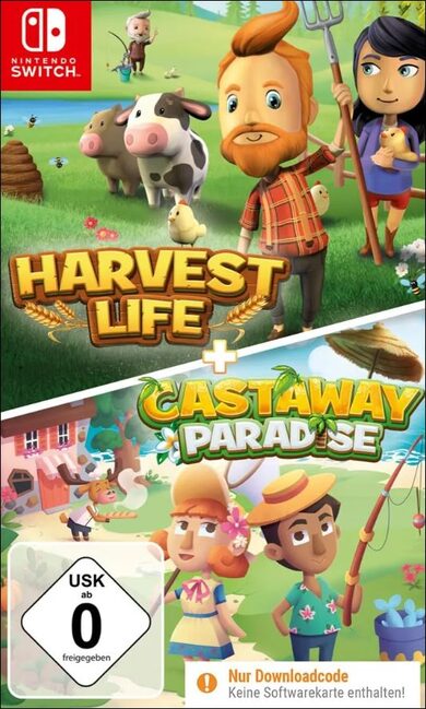 E-shop Harvest Life + Castaway Paradise (Nintendo Switch) eShop Key EUROPE