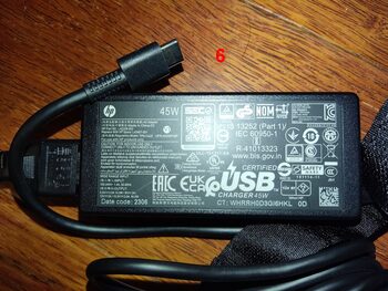 USB-C HP 45W įkroviklis