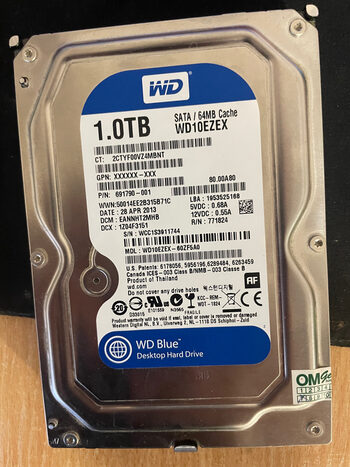 Western Digital WD Blue 1 TB HDD Storage